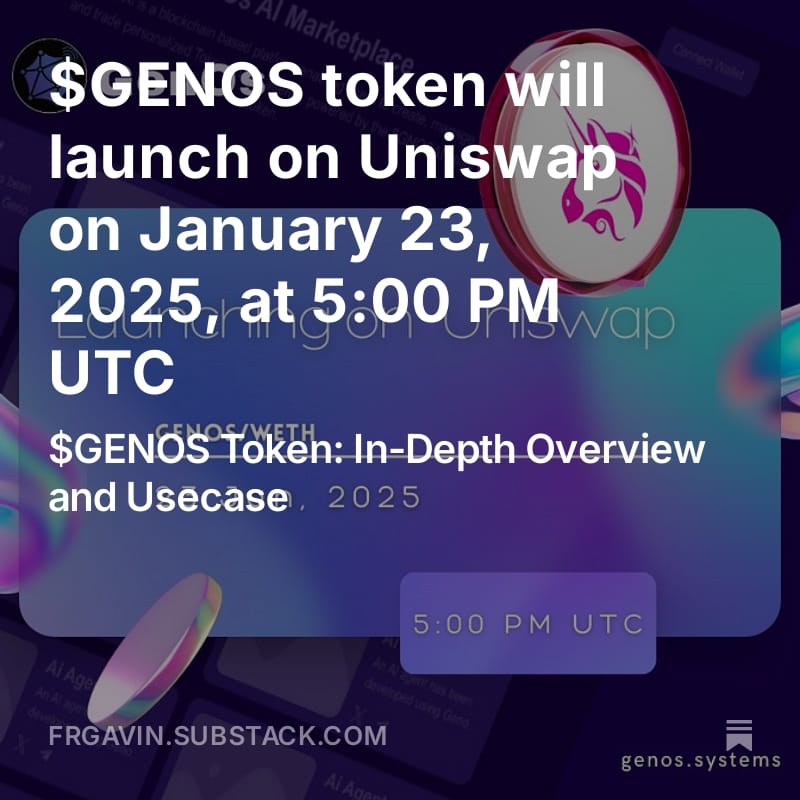 $GENOS Token Launch